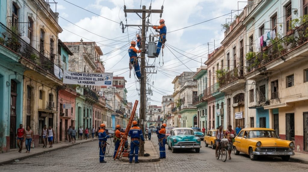 Cuba restablece su Sistema Electroenergético Nacional tras registrar el octavo apagón general del año
